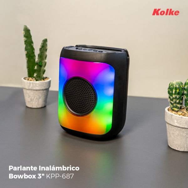 PARLANTE INALÁMBRICO 3" BOWBOX KPP-687 - Imagen 2