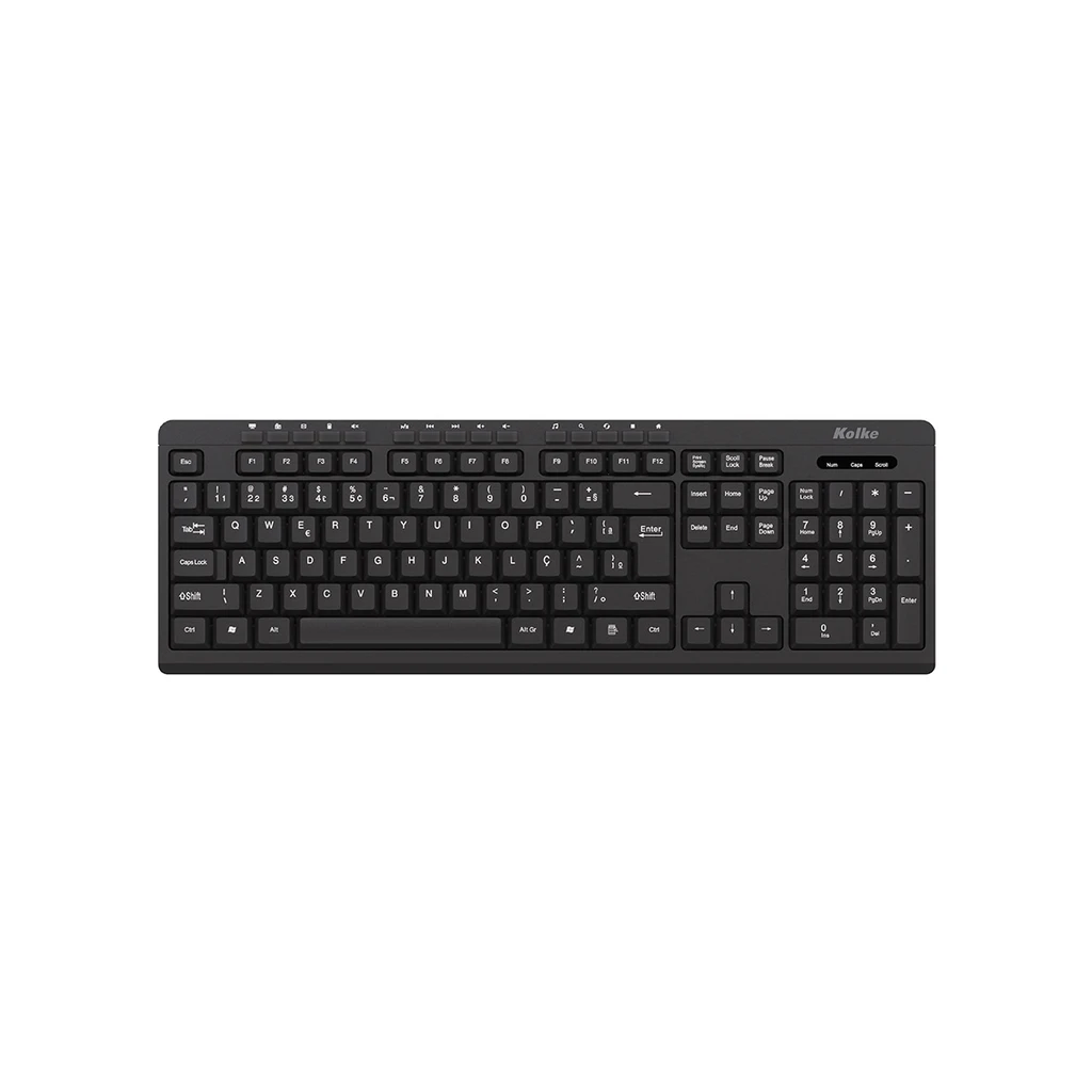 TECLADO MULTIMEDIA KOLKE KET-797 BRASIL