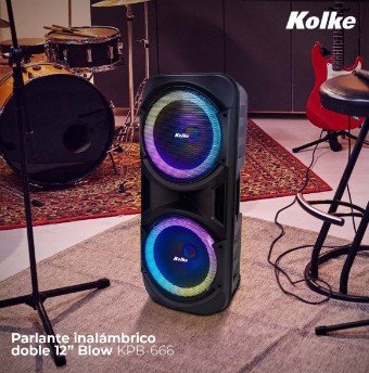 PARLANTE INALAMBRICO DOBLE 12” BLOW KPB-666 - Imagen 3