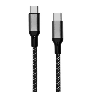 CABLE KOLKE USB A LIGHTNING KCC-5743 NEGRO Y GRIS CAJA