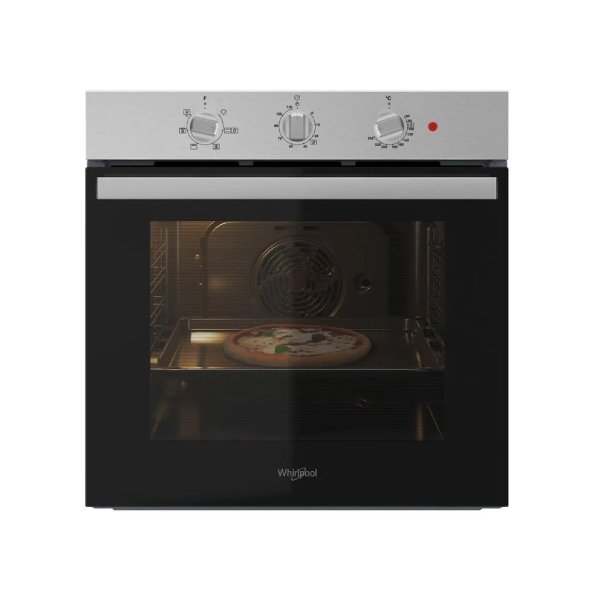 HORNO ELEC WHIRLPOOL WOB71AS 71L INOX MULTIFUNCION C/ PERILLAS