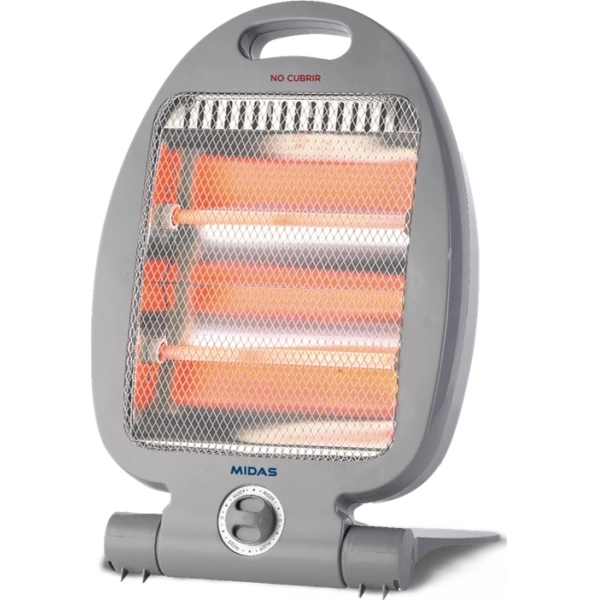 ESTUFA MIDAS QUARZO 2 VELAS GRIS