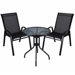 JUEGO DE MESA + SILLAS D60CM EM-6021