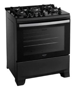 COCINA DAKO SUPREME GLASS 5H NEGRO - Imagen 2