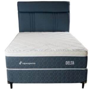 SOMMIER SUPERSPUMA DELTA PIOLIN 140X190 JUEGO COMPLETO