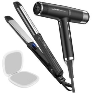 COMBO GA.MA PROFESIONAL SECAD IQ3 PERFETTO+PLANCHITA RIZA DUO+ESPEJ LED 900/7195