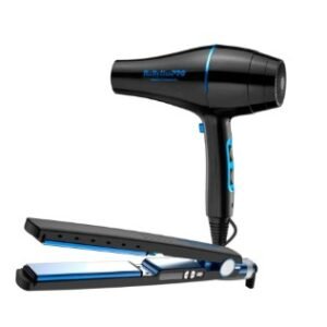 PACK BABYLISS PRO BLACK&BLUE SECADOR + PLANCHITA