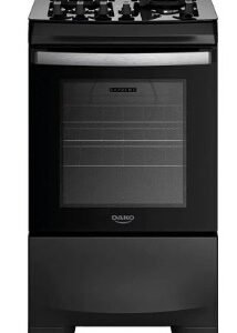 COCINA A GAS DAKO SUPREME GLASS 4 HORNALLAS TITANIO