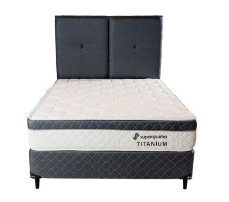 SOMMIER SUPERSPUMA TITANIUM 160X200 JUEGO COMPLETO - Imagen 3
