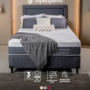 SOMMIER SUPERSPUMA HARMONY 160X200 JUEGO COMPLETO