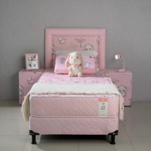 SOMMIER SUPERSPUMA POP KIDS 100X190 JUEGO COMPLETO