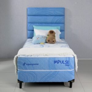SOMMIER SUPERSPUMA IMPULSE 100X190 JUEGO COMPLETO