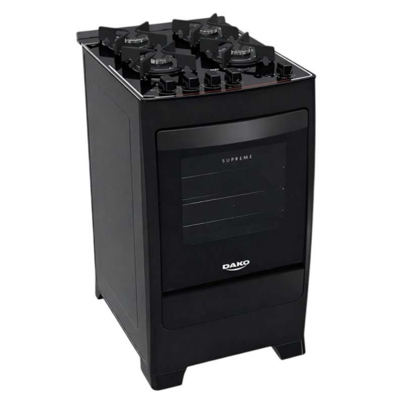 COCINA DAKO SUPREME GLASS 4H NEGRO