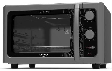 HORNO ELÉCTRICO DAKO SUPREME 44 LITROS TITANIUM