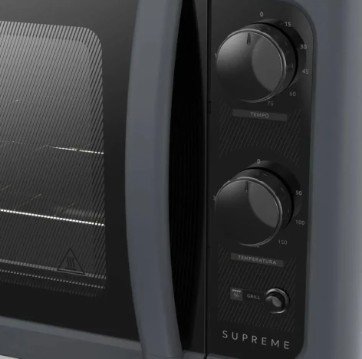 HORNO ELÉCTRICO DAKO SUPREME 44 LITROS TITANIUM - Imagen 2