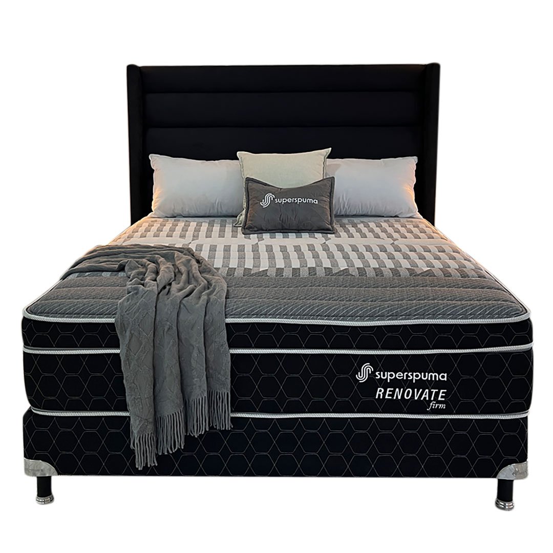SOMMIER SUPERSPUMA RENOVATE 160X200 JUEGO COMPLETO
