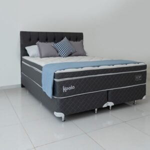 SOMMIER KOALA VISCO POCKET 160x200 CM GRIS