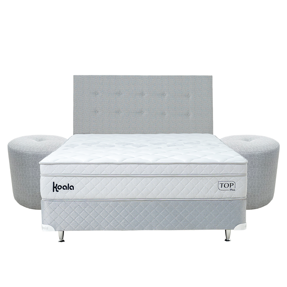 SOMMIER KOALA TOP PLUS 140x190 CM JUEGO COMPLETO