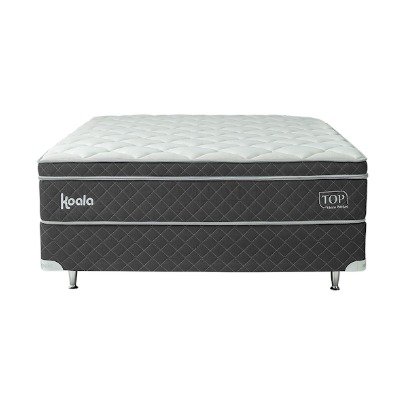 SOMMIER KOALA VISCO POCKET 140x190 CM GRIS