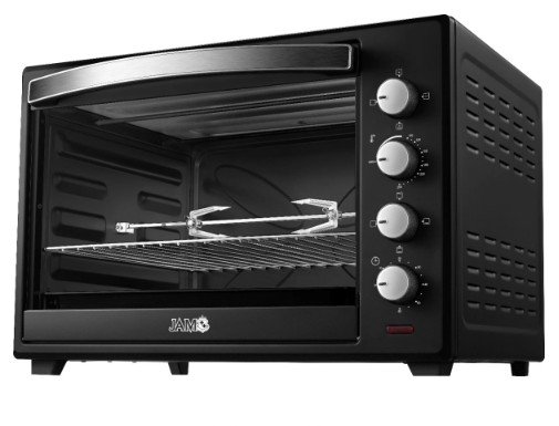 HORNO ELECTRICO JAM 60 LTS DN60E-RML C/ LUZ INTERNA, SPIEDO, TIMER 120MIN 2200W
