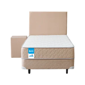 SOMMIER KOALA JUVENIL JUEGO COMPLETO 100x190 CM BEIGE