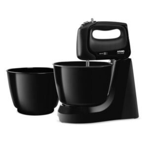 BATIDORA MINI CHEF ARNO H10 4V 2 BOWLS NEGRO 220V