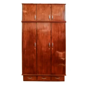 ROPERO PLACARD CBC 3 PUERTAS 3 CAJONES CEDRO NATURAL