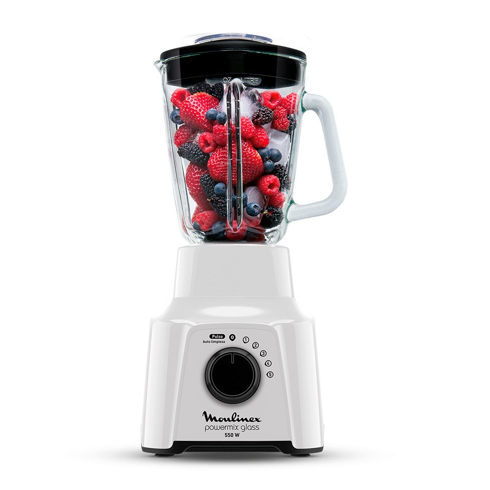 LICUADORA POWERMIX MOULINEX LM28 5V 1,75L 550W VASO VIDRIO