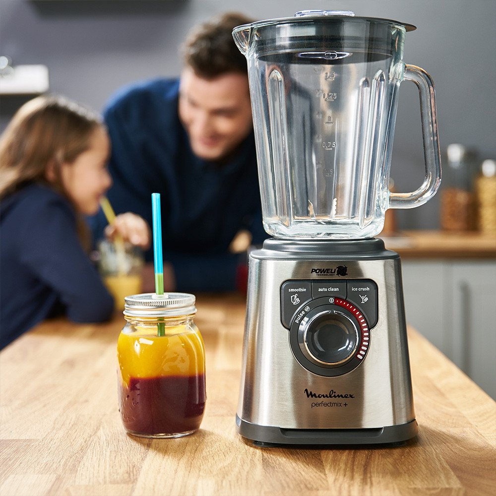LICUADORA MOULINEX PERFECTMIX MOD LM811 VASO CRISTAL 2 LTS 1200W - Imagen 3