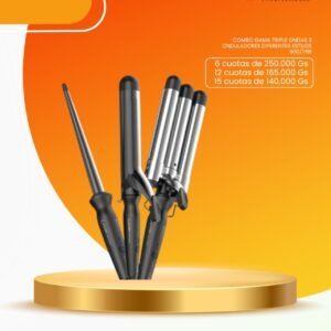 COMBO GAMA TRIPLE ONDAS 3 ONDULADORES DIFERENTES ESTILOS 900/7191