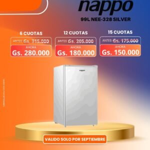 FRIGOBAR NAPPO 98L NEE-328 SILVER