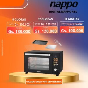 HORNO ELECTRICO NAPPO 48L