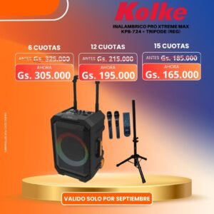 PARLANTE KOLKE PRO EXTREME MAX KPB 724 +TRIPODE