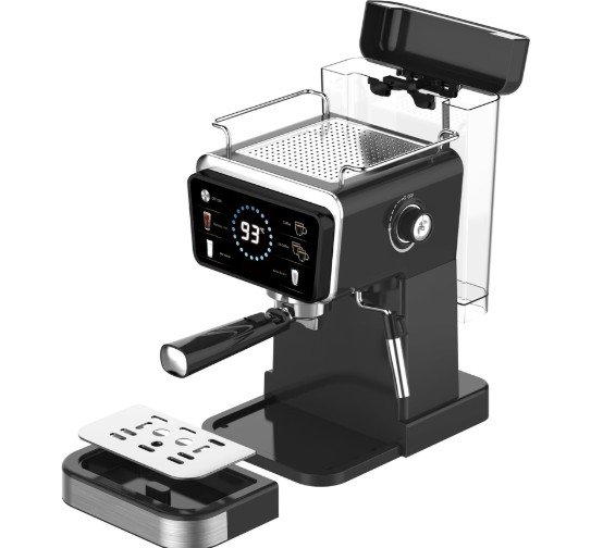CAFETERA ESPRESSO BARISTA NAPPO BLEND PRO 7 EN 1 MULTICAPSULAS NEGRO NEC-319 - Imagen 3