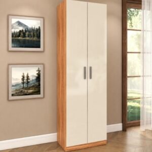 ARMARIO MULTIUSO MOVELMAX JULY 2 PUERTAS CINAMOMO/OFF WHITE