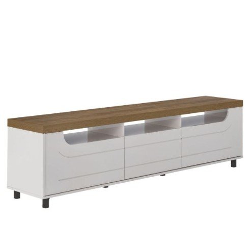 RACK MERCURY PINO/OFF WHITE 75" MOVELMAX - Imagen 4